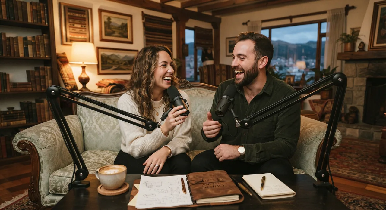 Entrevista a los novios para el podcast de su boda